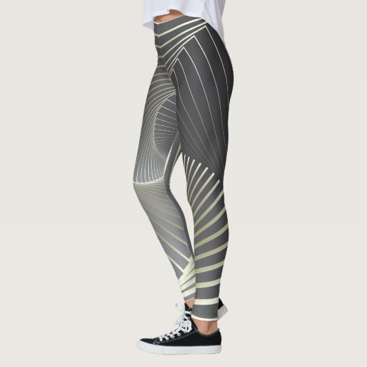 Graugelber Twirl Leggings (Links)