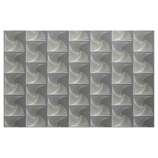 Graugelber Twirl Stoff (Fat Quarter (45,7 x 55,9 cm))