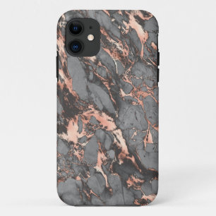 Graugold-Rose Marmor, modernes Design Case-Mate iPhone Hülle
