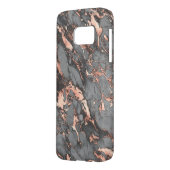 Graugold-Rose Marmor, modernes Design Case-Mate Samsung Galaxy Hülle (Rückseite Links)