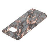 Graugold-Rose Marmor, modernes Design Case-Mate Samsung Galaxy Hülle (unten)