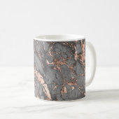 Graugold-Rose Marmor, modernes Design Kaffeetasse (VorderseiteRechts)