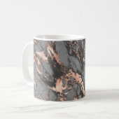 Graugold-Rose Marmor, modernes Design Kaffeetasse (Vorderseite Links)