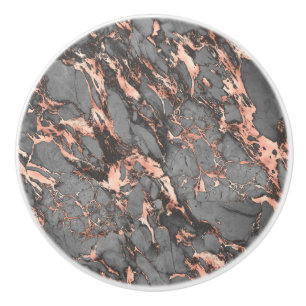 Graugold-Rose Marmor, modernes Design Keramikknauf