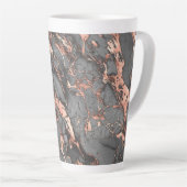 Graugold-Rose Marmor, modernes Design Milchtasse (Rechte Ecke)