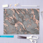 Graugold-Rose Marmor, modernes Design Seidenpapier (Handwerk)