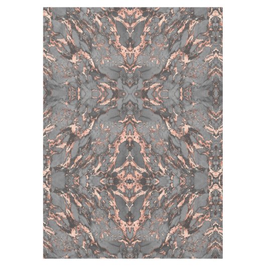 Graugold-Rose Marmor, modernes Design Tischdecke (Vorderseite)