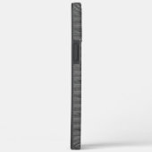 Graugrau mit kleinen Streifen und pixelig Case-Mate iPhone Hülle (Rückseite / Rechts)