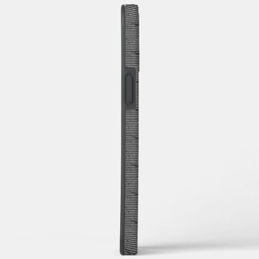 Graugrau mit kleinen Streifen und pixelig Case-Mate iPhone Hülle (Rückseite / Rechts)