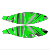 Graugrüne Geometrie Mini Basketball (Panele)