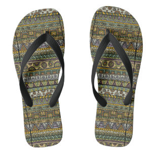 Graugrüne Wachs Erwachsene Flip Flops, breite Riem Badesandalen