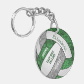 Graugürtelsport-Volleyball Schlüsselanhänger (Vorderseite links)