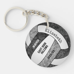 Graugürtelsport-Volleyball Schlüsselanhänger