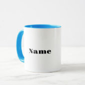 Grauhaar Male Tennis Player Tasse (Vorderseite Links)