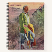 Grauhaariges Indianer Notizbuch (Vorderseite)