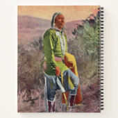 Grauhaariges Indianer Notizbuch (Rückseite)