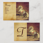 GRAUHENHORSE-Monogramm Visitenkarte (Vorne/Hinten)
