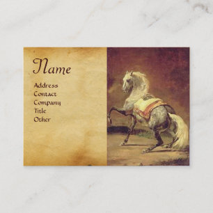 GRAUHENHORSE-Monogramm Visitenkarte