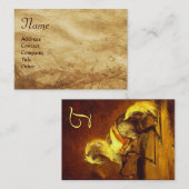 GRAUHENHORSE-Monogramm Visitenkarte (Vorne/Hinten)