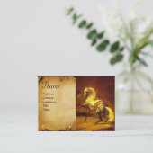 GRAUHENHORSE-Monogramm Visitenkarte (Stehend Vorderseite)