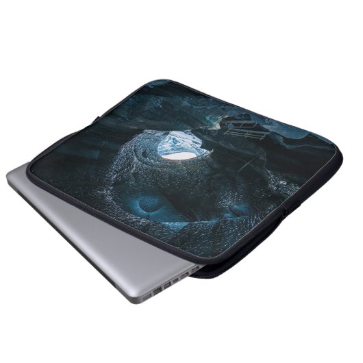 GRAUHÖHLE LAPTOPSCHUTZHÜLLE (Vorne Knopf)