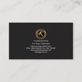 Grauholz-Gras-Schwarz-Grenzpatrone Visitenkarte (Rückseite)