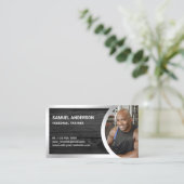 Grauholz Silver Fitness Personal Trainer Foto Visitenkarte (Stehend Vorderseite)