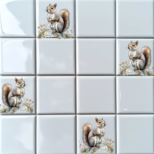 Grauhörnchen Fliese