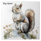 Grauhörnchen Fliese (Vorderseite)