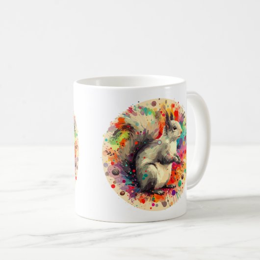 Grauhörnchen Kaffeetasse (VorderseiteRechts)