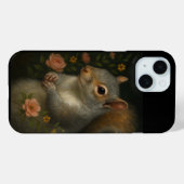 Grauhörnchen mit Blumen – Enchanted Woodland  Case-Mate iPhone Hülle (Rückseite (Horizontal))