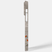 Grauhörnchen mit roter Blume Case-Mate iPhone Hülle (Rückseite / Links)