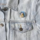 Grauhörnchen, Monterey Bay, Kalifornien Button (Beispiel)