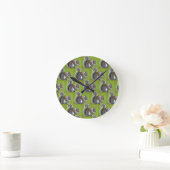 Grauhörnchenuhr  runde wanduhr (Zuhause)
