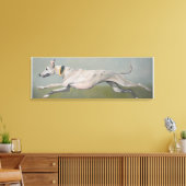 Grauhound Hund Art Canvas drucken Leinwanddruck (Insitu (Wohnzimmer))