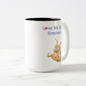 Grauhound-Zwei-Tone-Kaffee-Tasse Zweifarbige Tasse (VorderseiteRechts)