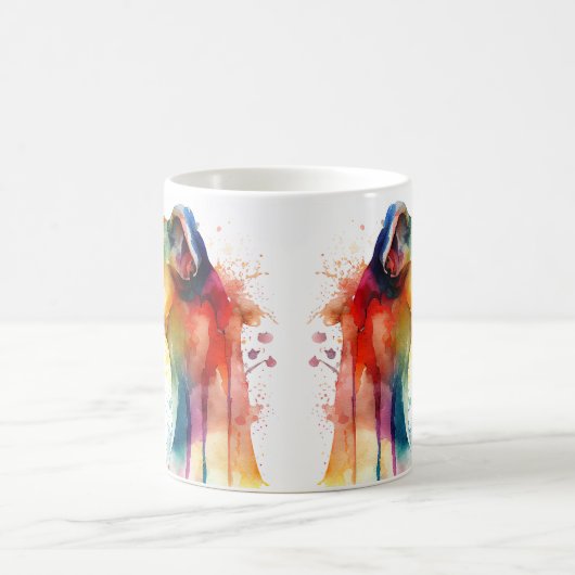 Grauhund Hund Kaffeepause Tasse, Cup Kaffeetasse (Mittel)