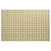 Grauhund-Hund-Kunstwerk Stoff (Fat Quarter (45,7 x 55,9 cm))