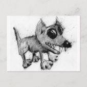 Grauhund Postkarte (Vorderseite)