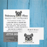 Grauhund, Tierarzt, Veterinärdienst Flyer<br><div class="desc">Grauer Hund,  Tierarzt,  tierärztlicher Flyer für Werbung im Tierarzt durch den Visitenkarten-Store.</div>