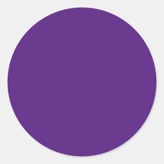Grauisch Lila, abgeschwächt Lila, Rum Runder Aufkleber (Vorderseite)