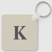 Grauisch personalisiert schlüsselanhänger (Rückseite)