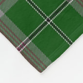 Graujagd Kariert Fleecedecke (Ecke)