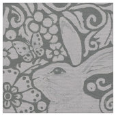 Graukaninchengewebe Exklusive originale Design Art Stoff (Nahaufnahme)