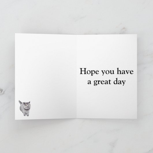 Graukatze Karte (Innenseite)