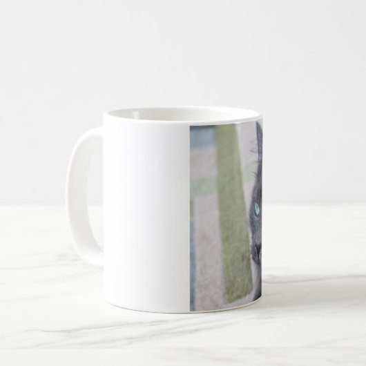 Graukatze-Tasse Kaffeetasse (Vorderseite Links)