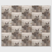 GraukatzenFoto Geschenkpapier (Flach)