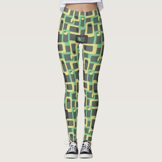 Graukettenverbindung Leggings (Vorderseite)