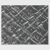 Graukettenzaun Geschenkpapier (Flach)