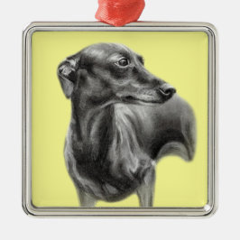 Graukohle zeichnend silbernes ornament